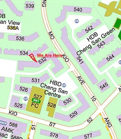 Simply Care shop location at Blk 532 Ang Mo Kio Ave 10